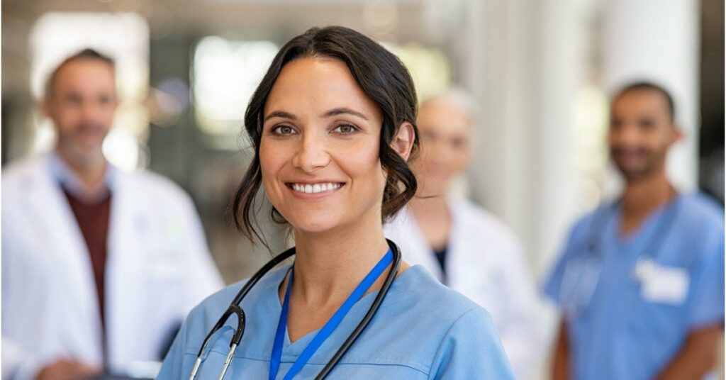 Image of Nurse with Staff